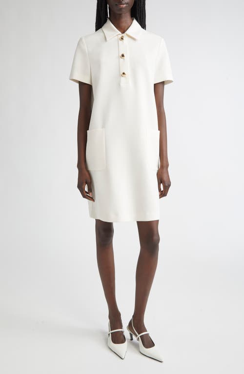 Max Mara Studio Austin Short Sleeve Polo Dress in Ivory  product