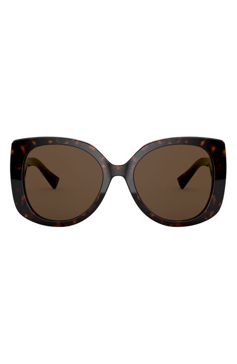 56mm Butterfly Sunglasses