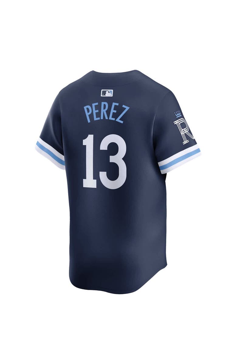 Nike Men's Nike Salvador Perez Navy Kansas City Royals City Connect Limited Jersey, Alternate, color, Navy