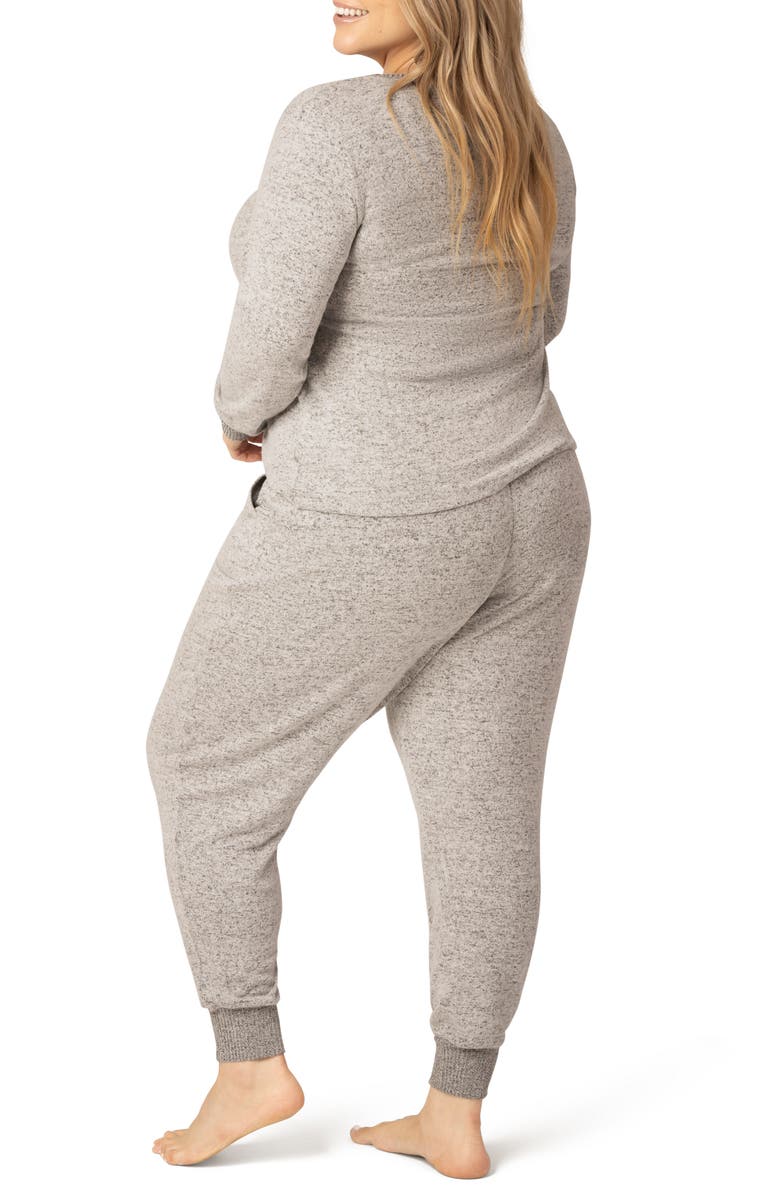 Kindred Bravely Zoe Hacci Nursing Pajamas, Alternate, color, 