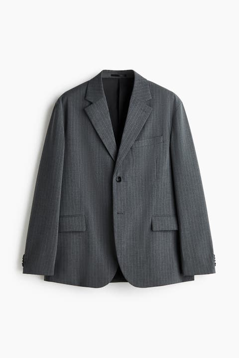 Oversized Fit Single-breasted Jacket