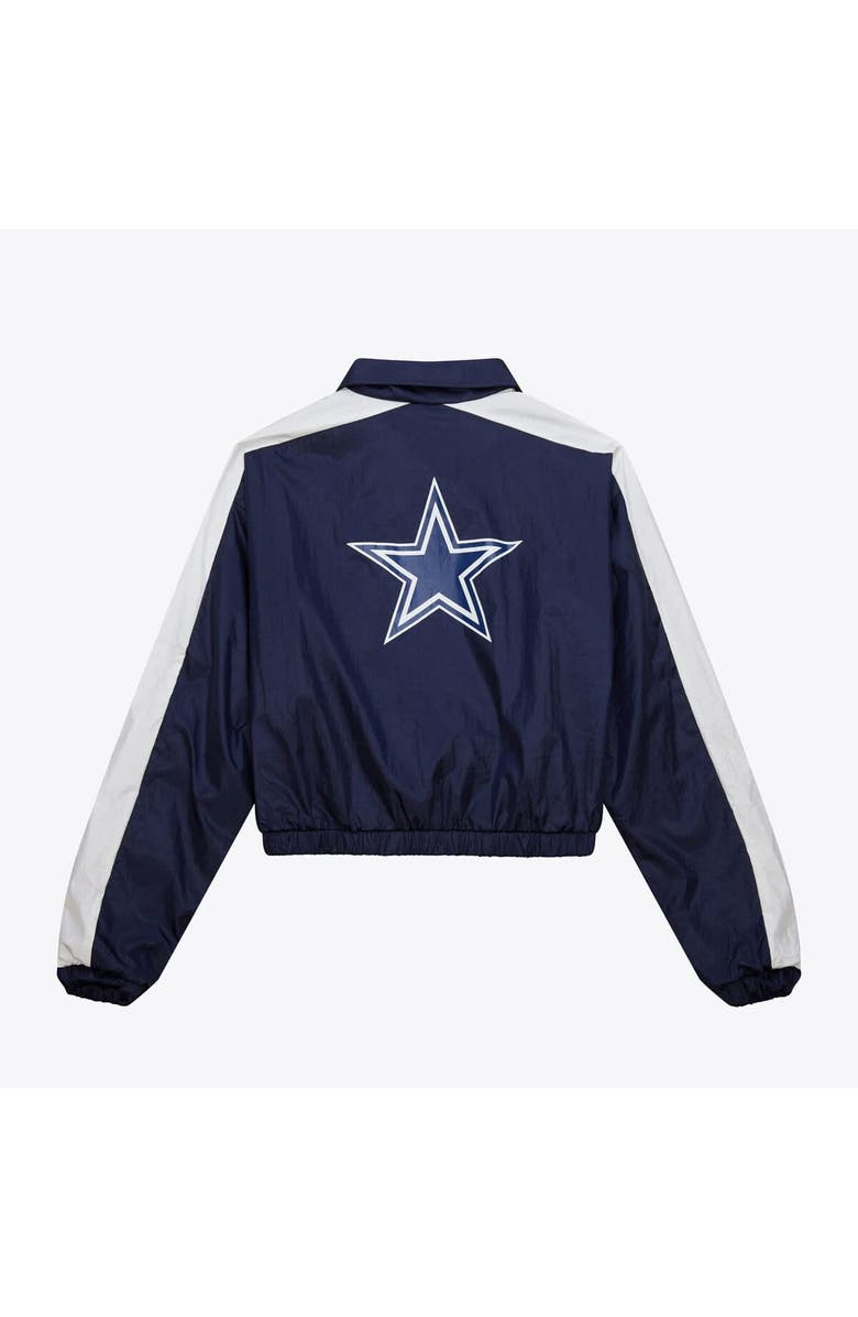 Mitchell & Ness Women's Mitchell & Ness  Navy Dallas Cowboys Nylon Full-Zip Jacket, Alternate, color, Navy