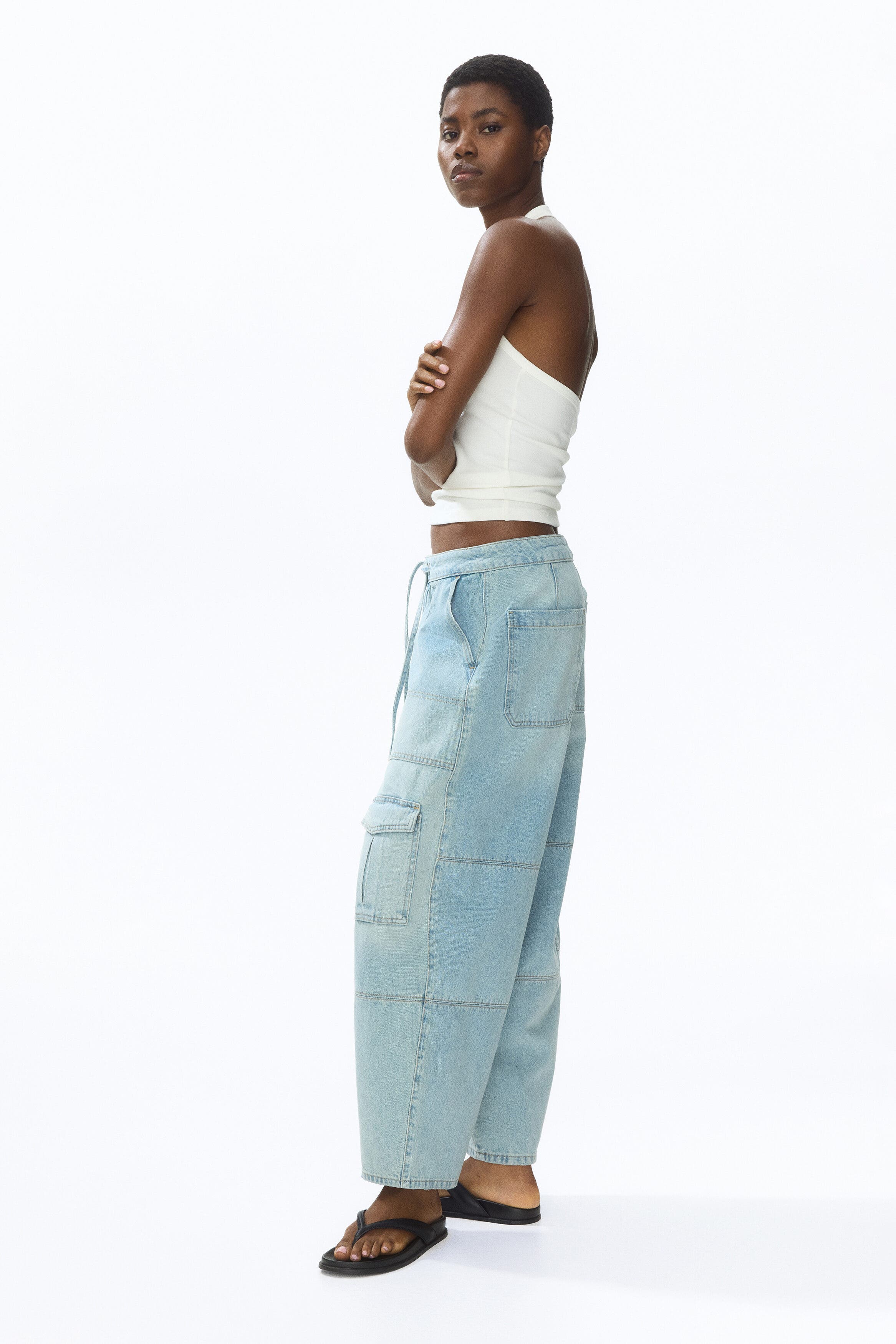 selected Light denim blue