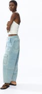 H&M Barrel Regular Waist Ankle Jeans