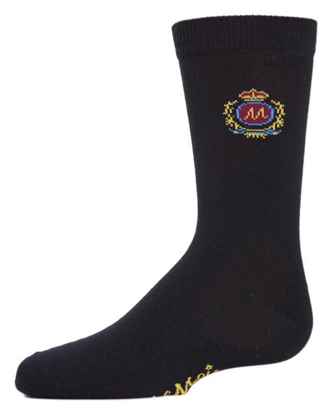 Sophisti-Crest Mercerized Crew Socks (Big Kid)