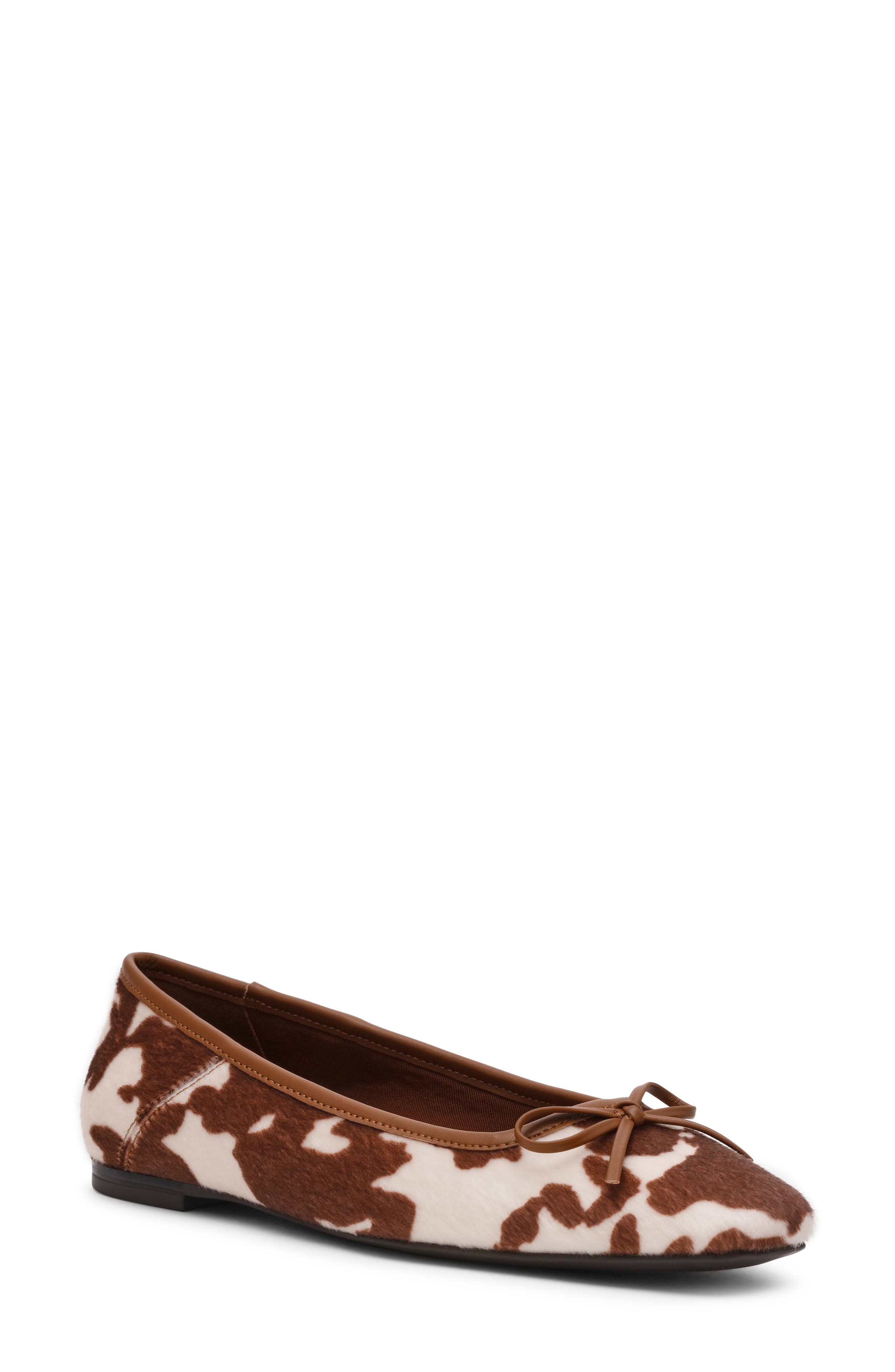 Ballet Flat, Main, color, BROWN MULTI