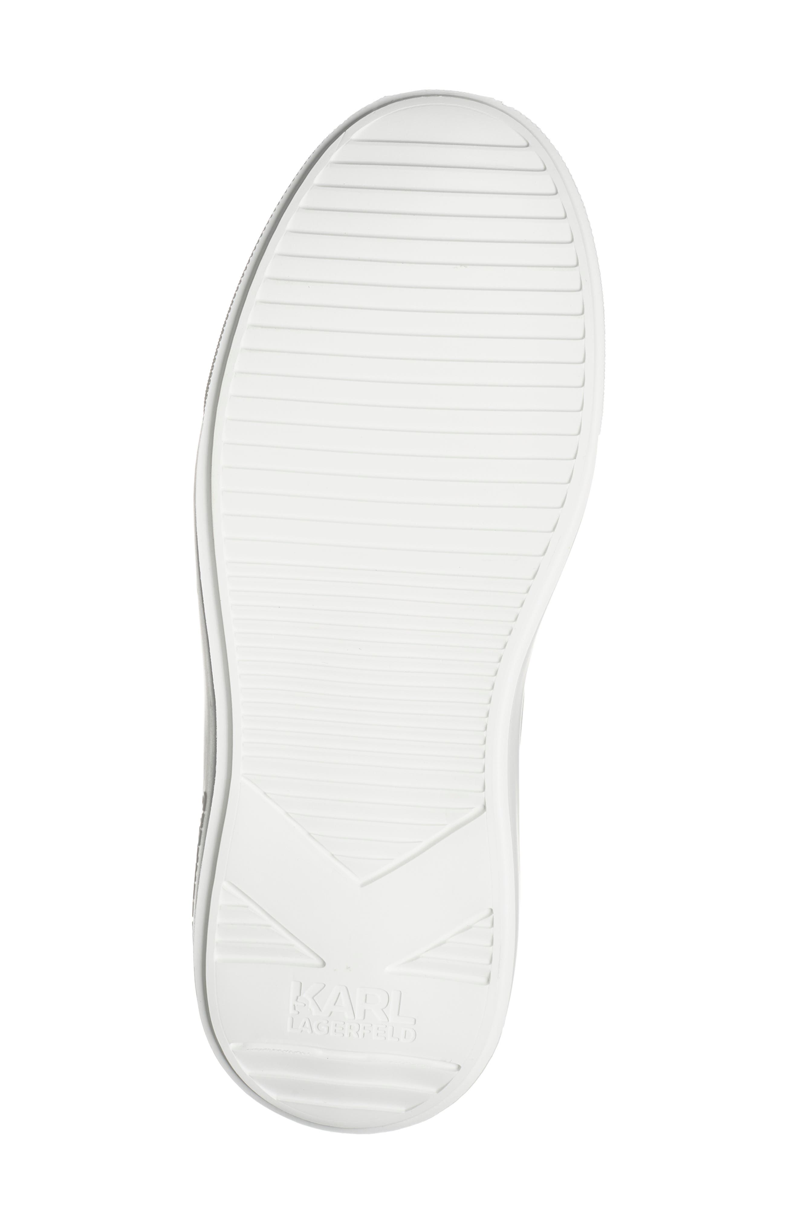 KARL LAGERFELD PARIS Plain Toe Sneaker, Alternate, color, Cement