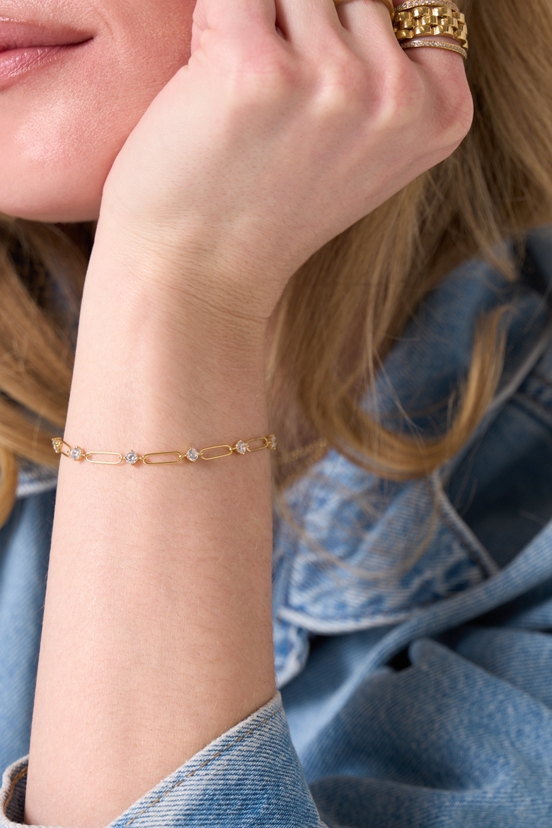 Showgirl Bracelet, Alternate, color, GOLD