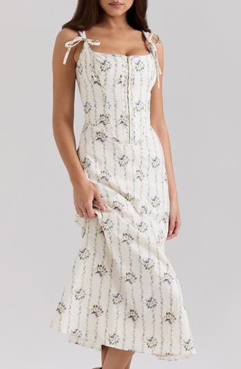 Dionne Corset Midi Sundress