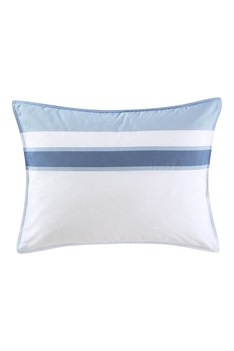 Trimmer Cotton Comforter Set, Alternate, color, DARK BLUE
