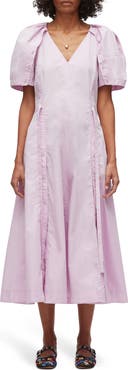 3.1 Phillip Lim Bloom Sleeve Fit & Flare Dress