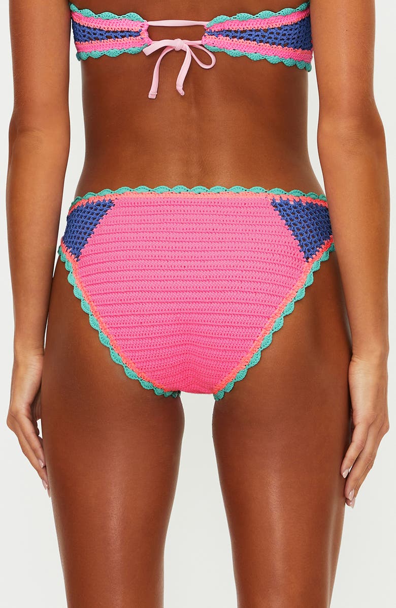 Beach Riot Maisy Bikini Bottoms, Alternate, color, Sea Breeze Crochet