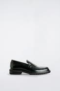 COS Rubbed-leather Loafers