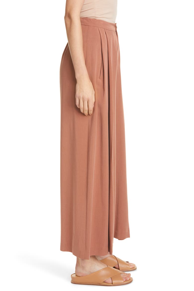 Pleated Culottes, Alternate, color, VINTAGE ROSE