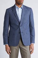 JB Britches Plaid Wool & Silk Blend Sport Coat
