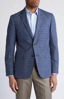 JB Britches Plaid Wool & Silk Blend Sport Coat