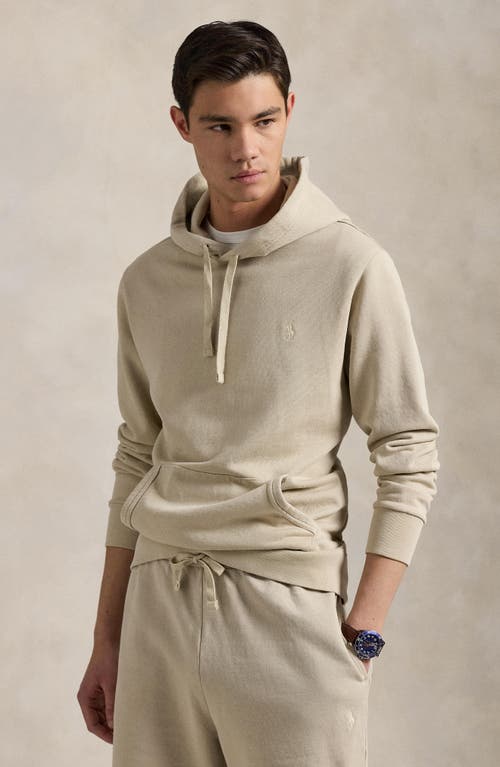 Polo Ralph Lauren Loopback Fleece Hoodie In Stoneware Grey