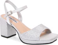 LADY COUTURE Rhinestone Platform Sandal