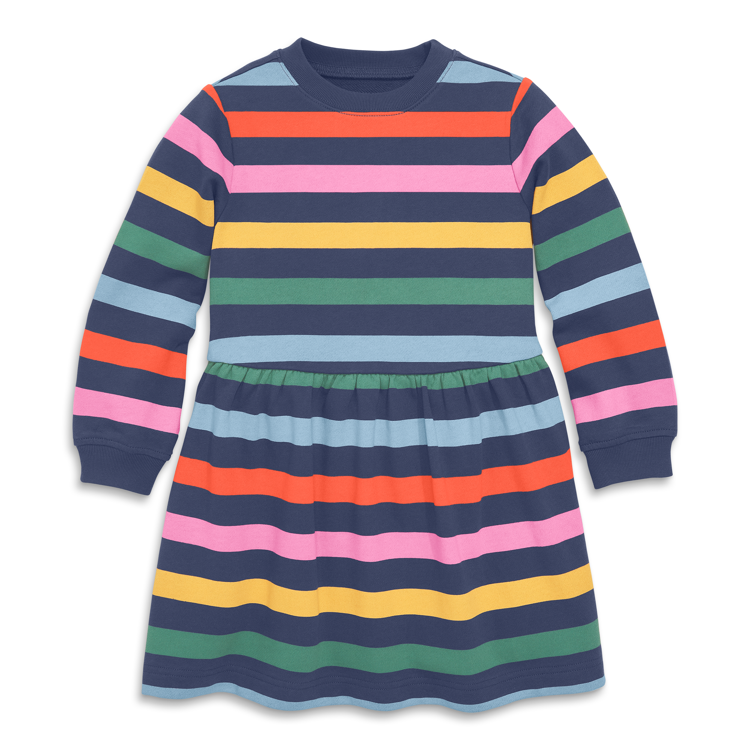 Sunwashed Navy Rainbow Stripe