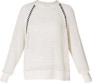 Sweaty Betty Tides High Whipstitch Open Knit Sweater