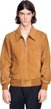 SANDRO Goat leather jacket
