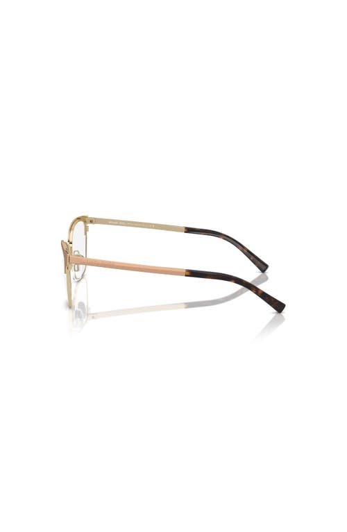 Michael Kors 51mm Cat Eye Optical Glasses In Brown