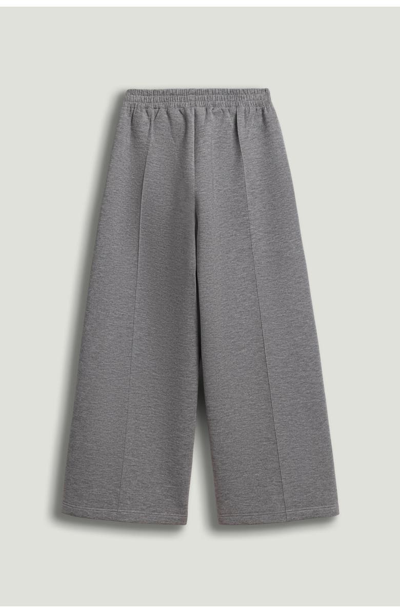 Nocturne Relaxed Wide-Leg Track Pants, Alternate, color, Grey