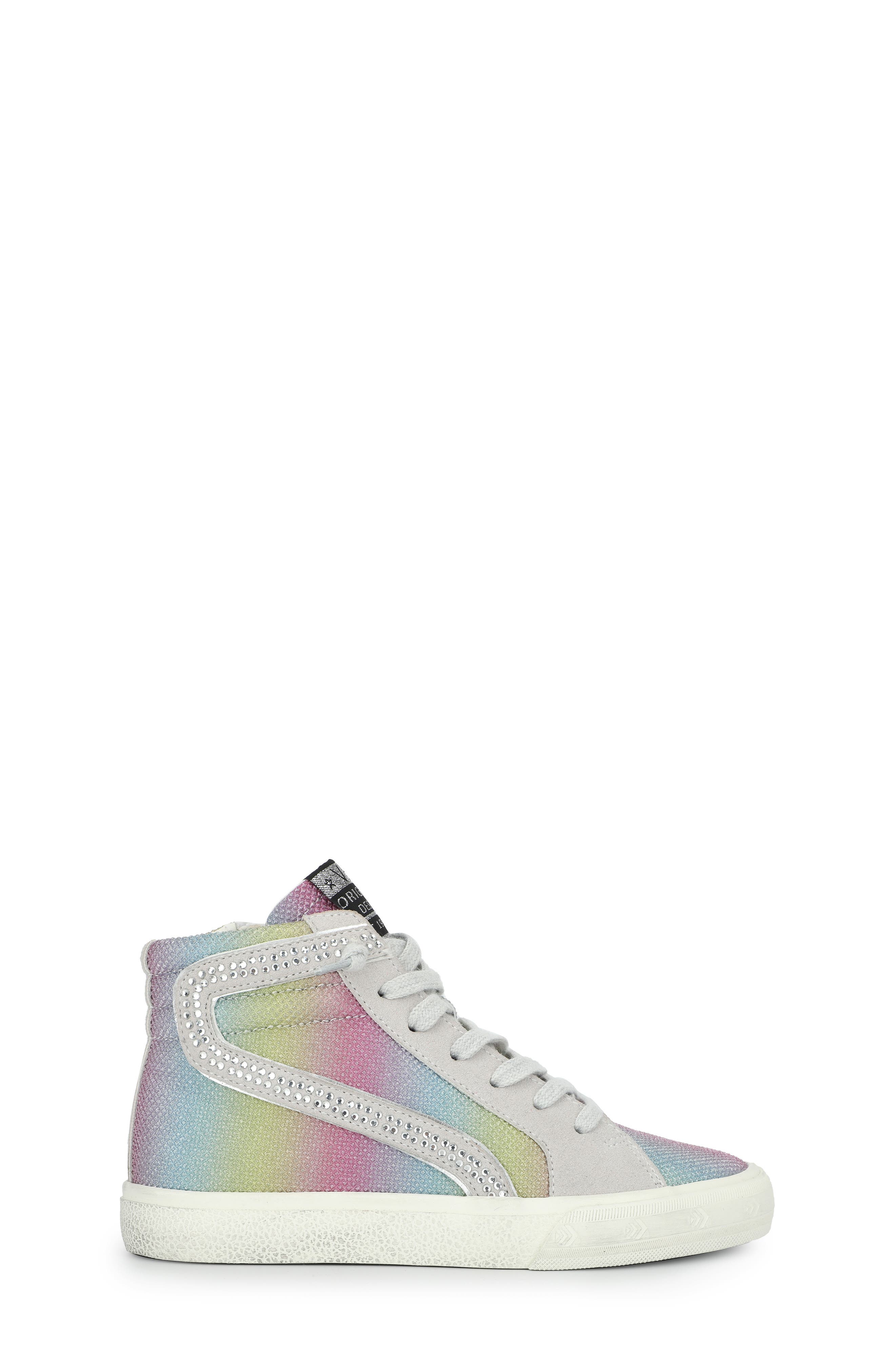 Vintage Havana Kids
 Tai Rhinestone Rainbow Sneaker, Alternate, color, Radiant/Glitter Multi