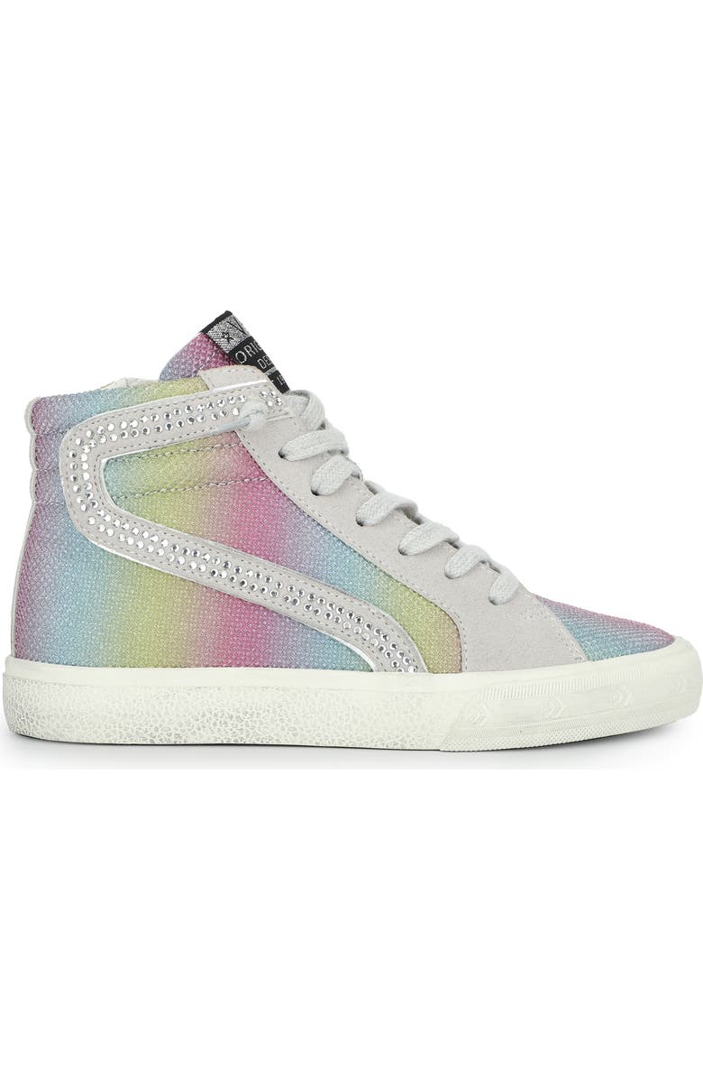 Vintage Havana Kids' Tai Rhinestone Rainbow Sneaker, Alternate, color, Radiant/Glitter Multi