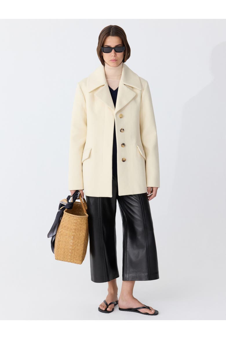 LUCKY Peacoat, Alternate, color, Cream