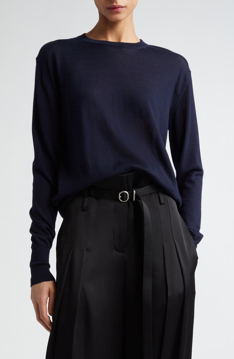 Jil Sander Superfine Cashmere Sweater, Main, color, 