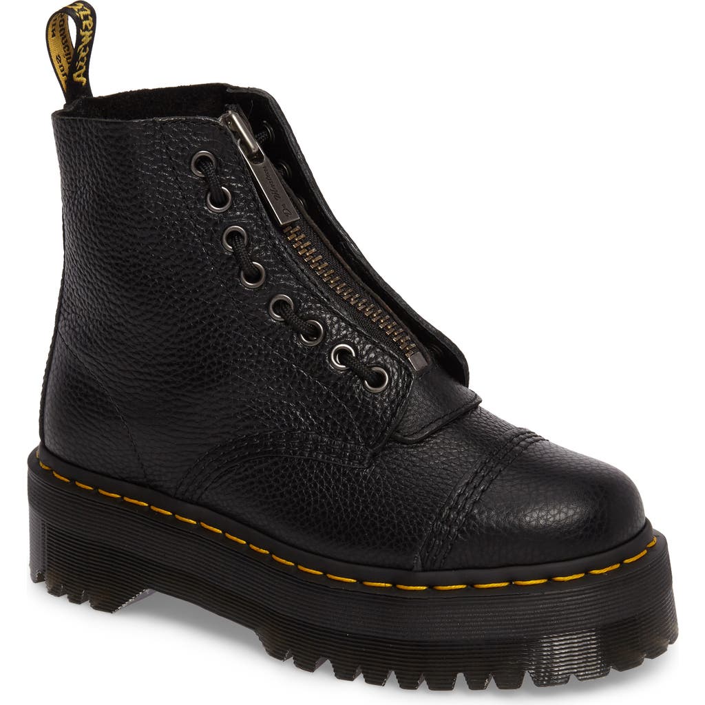 Dr. Martens Sinclair Platform Bootie in Black at Nordstrom, Size 5Us