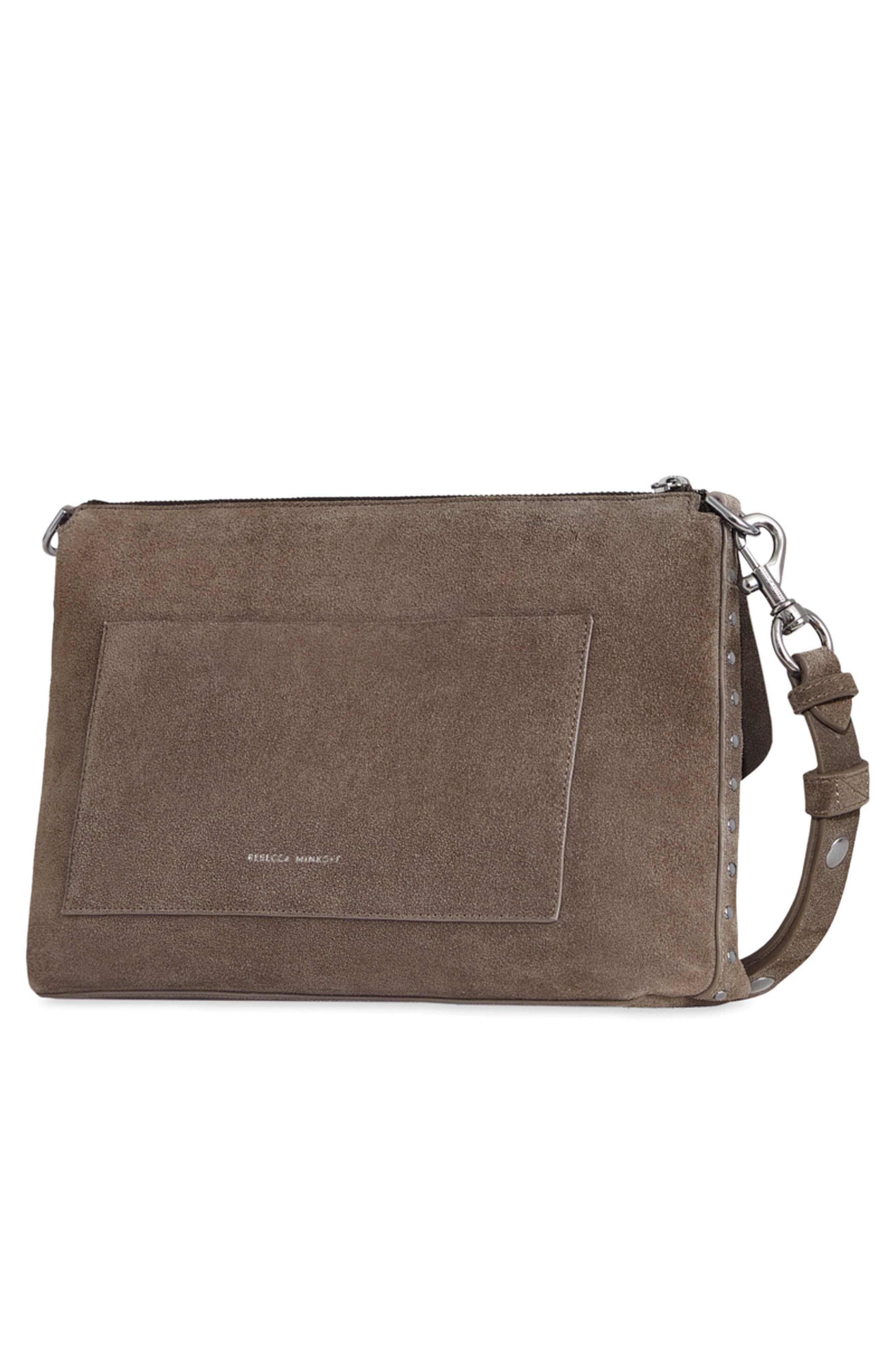 Rebecca Minkoff Darren Top Zip Shoulder Bag, Alternate, color, 