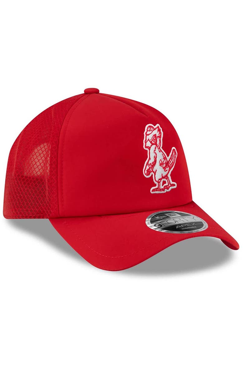 Men's New Era Red St. Louis Cardinals 2026 Batting Practice Alternate Apex 9FORTY Adjustable Hat, Alternate, color, Red