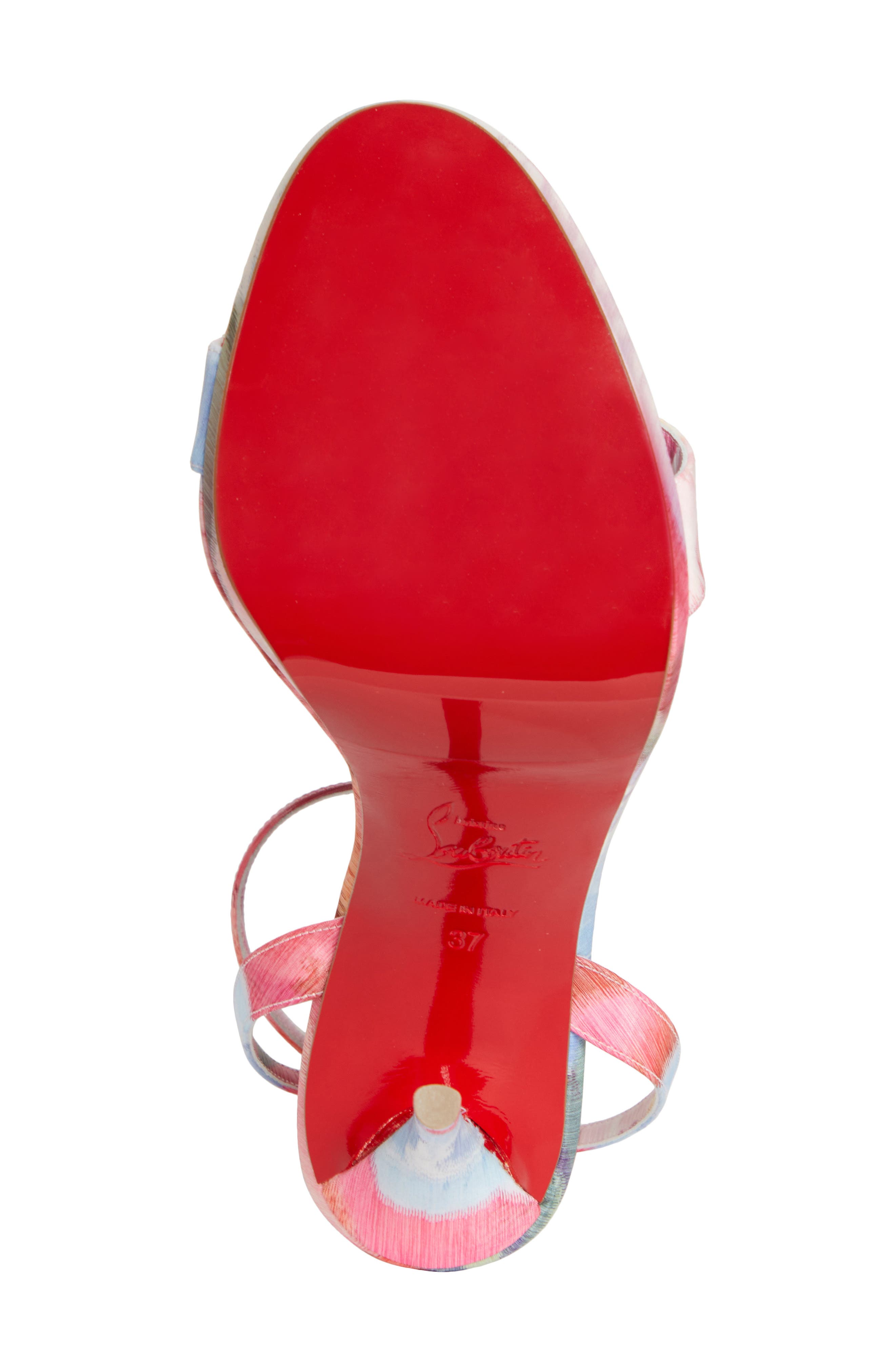 Christian Louboutin Miss Z Queen Slingback Pump, Alternate, color, Pink Multi