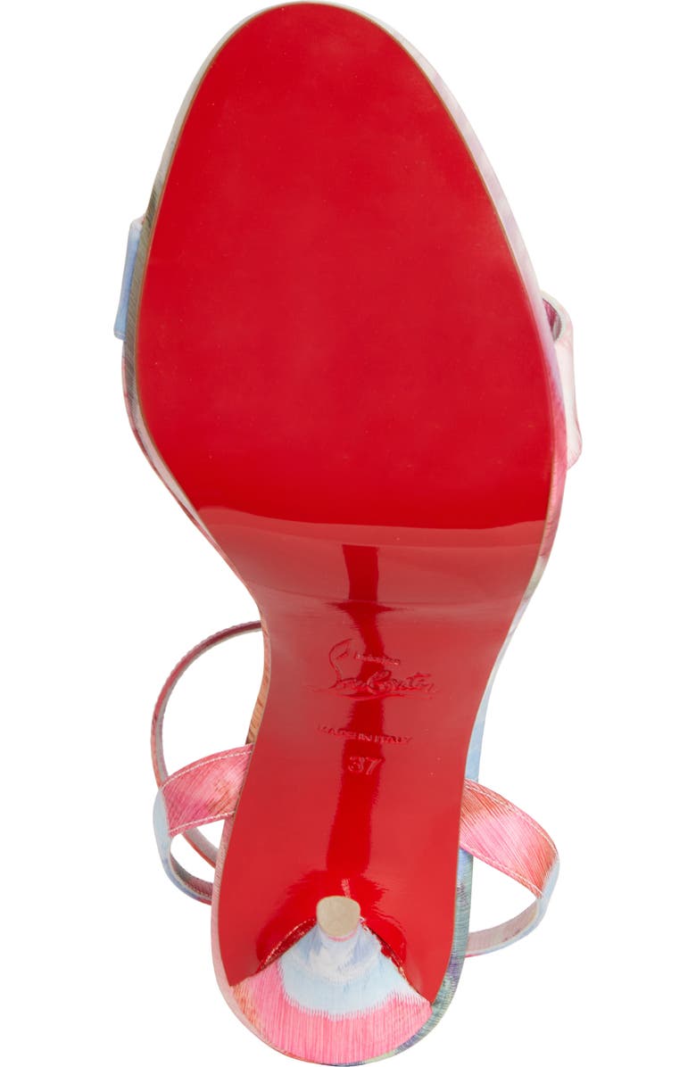 Christian Louboutin Miss Z Queen Slingback Pump, Alternate, color, Pink Multi