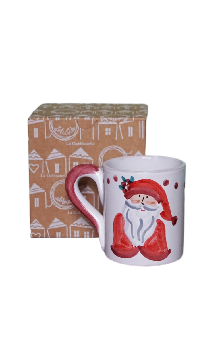 Babbo Natale (Santa Claus) Mug, Alternate, color, Red