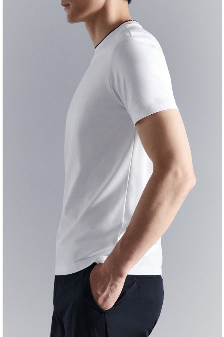 Slim Fit Comfort Stretch T-Shirt, Alternate, color, WHITE