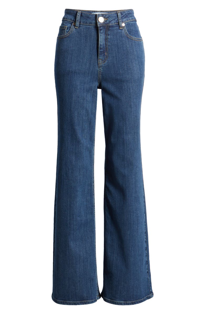 1822 Denim High Waist Slim Wide Leg Jeans, Alternate, color,