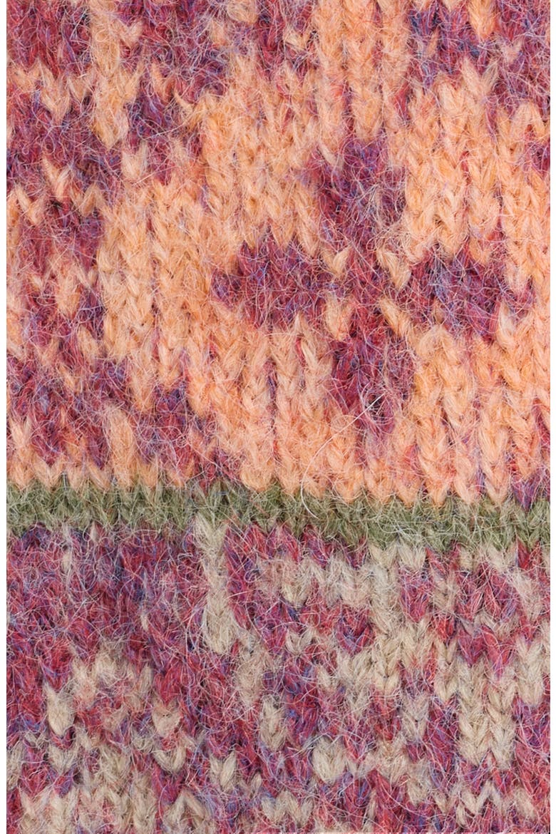 Knot Fastening Cardigan, Alternate, color, PINK PATTERN