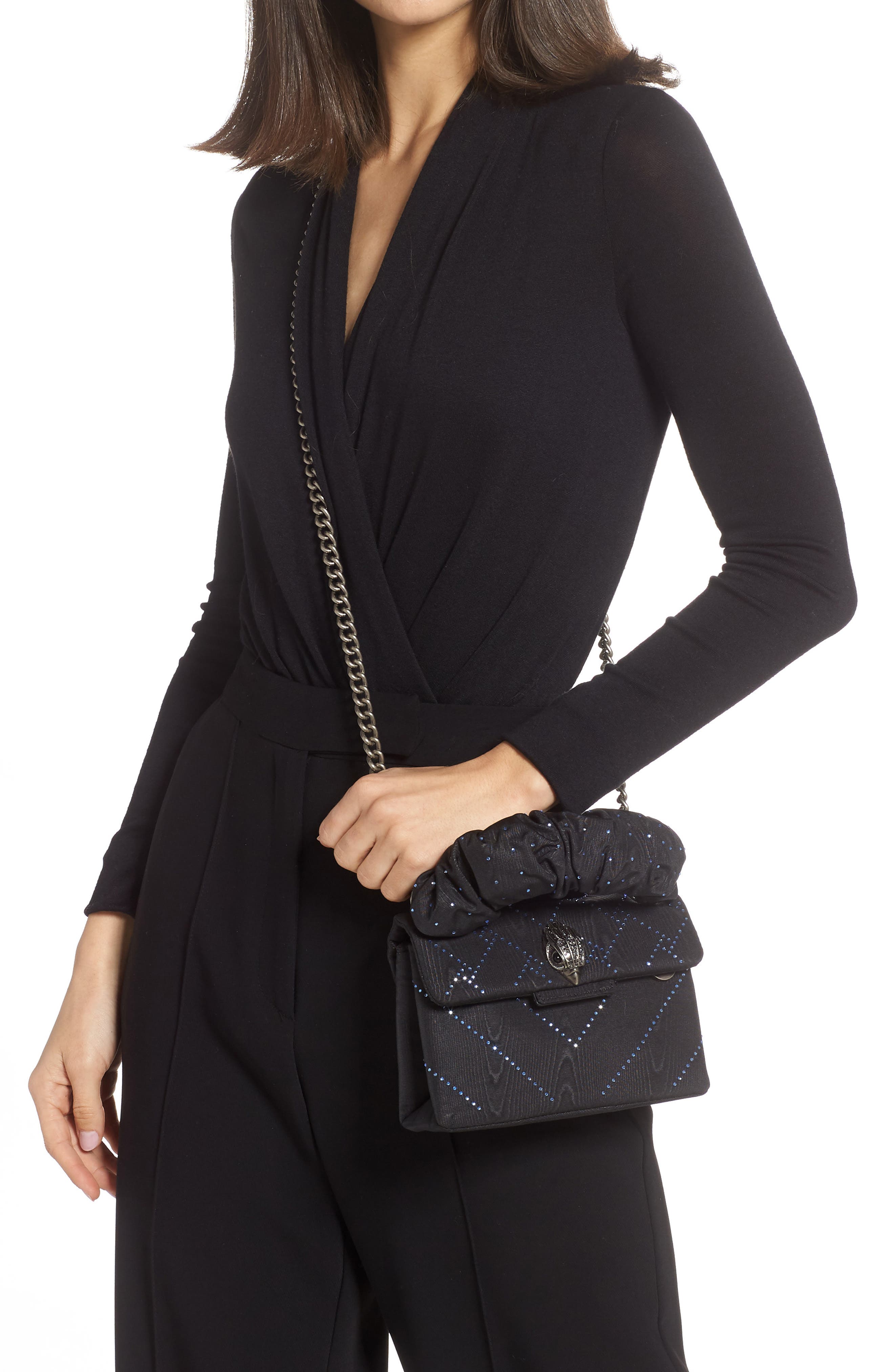 Kurt Geiger London Mini Kensington Ruched Handle Bag, Alternate, color, 