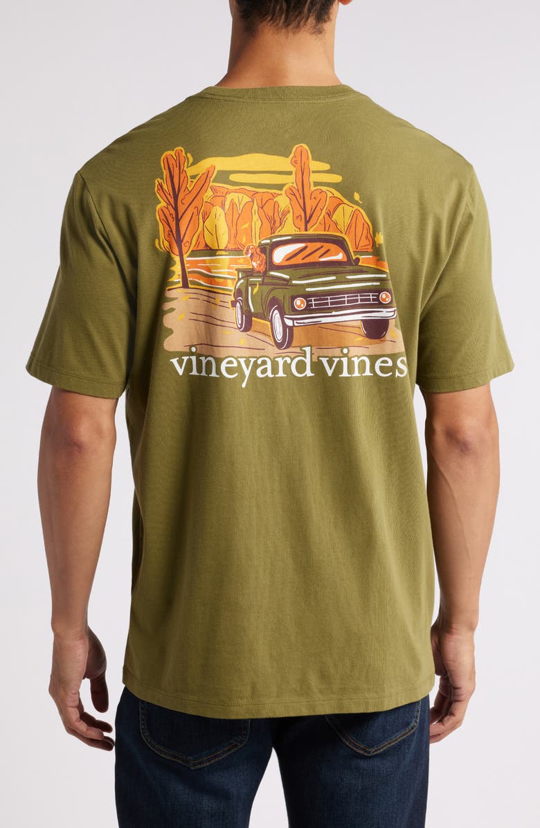 vineyard vines Autumn Car Ride Cotton Graphic T-Shirt, Alternate, color, 