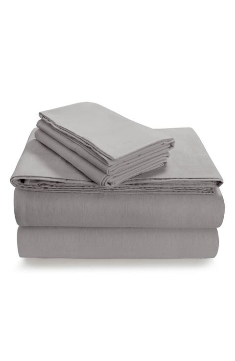 Solid Cotton Flannel Flat Sheet
