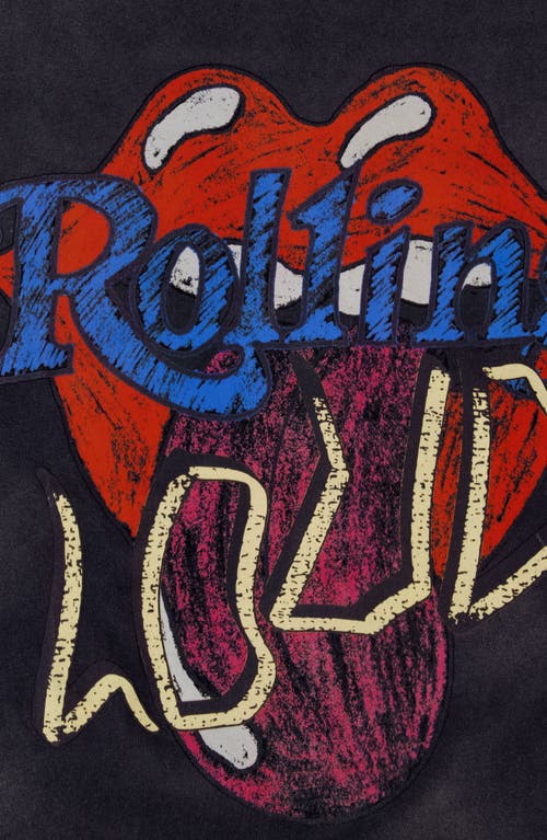 Rolling Loud Loud Band Distressed Muscle Tee In Black