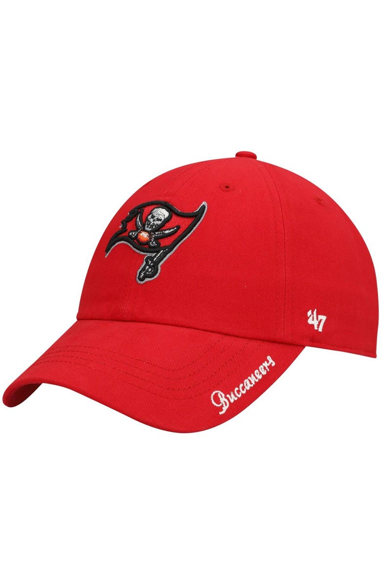 '47 Women's '47 Red Tampa Bay Buccaneers Miata Clean Up Secondary Adjustable Hat, Main, color, Red