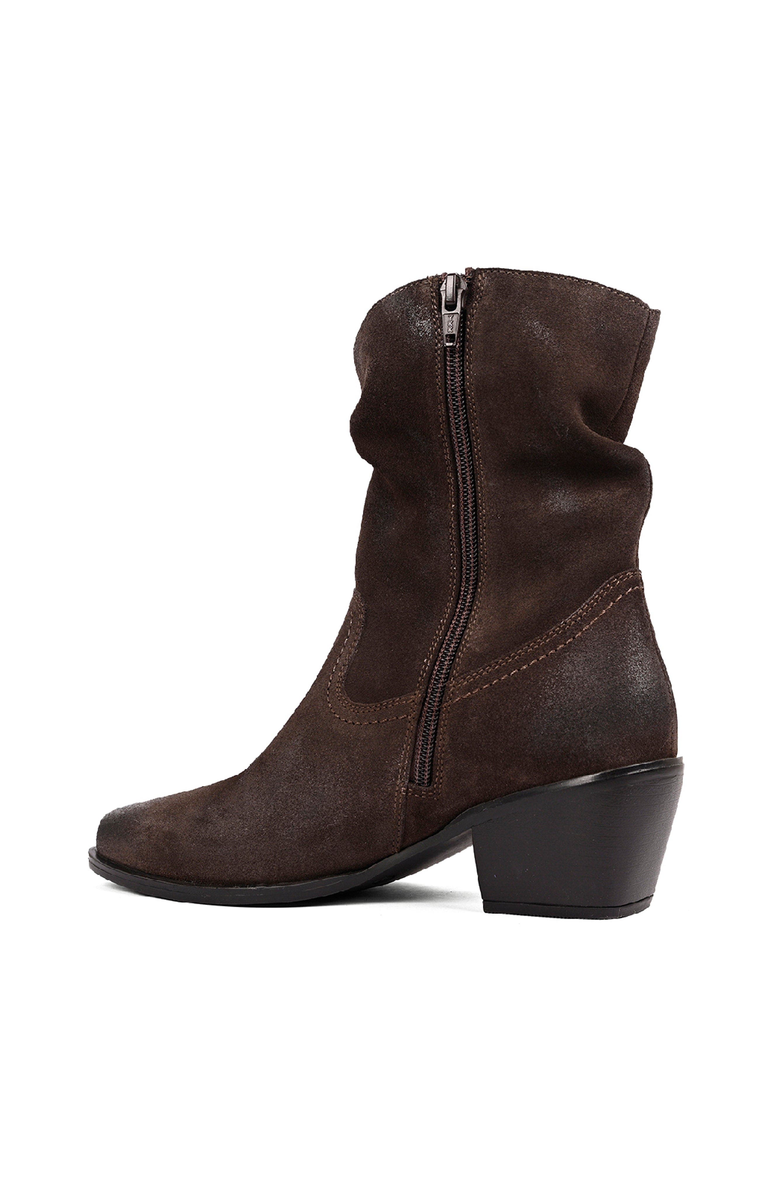 Interaction Pointed Toe Boot, Alternate, color, Dark Brown