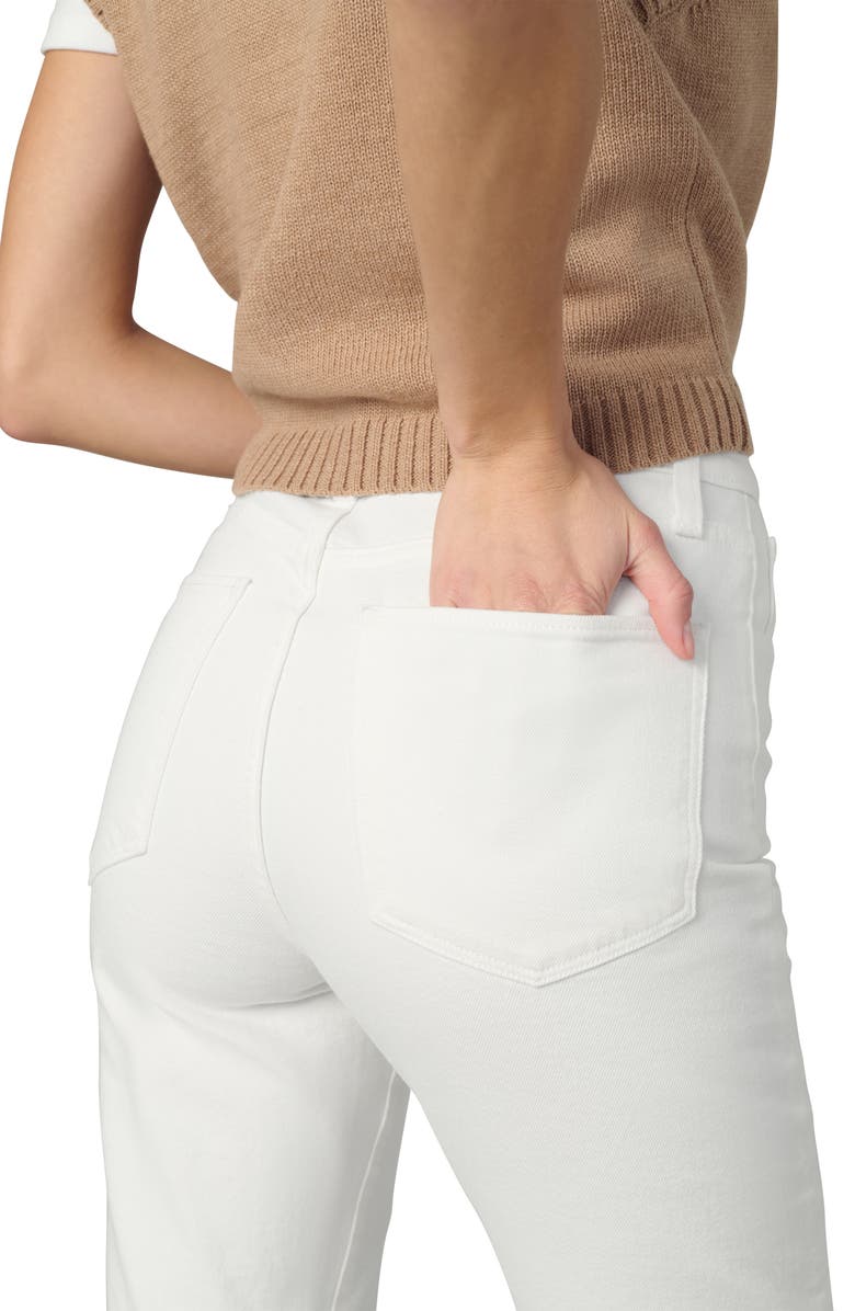 Joe's The Margot High Waist Ankle Slim Straight Leg Jeans, Alternate, color, White