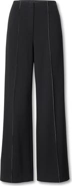 rag & bone Irina Contrast Stitch Straight Leg Pants