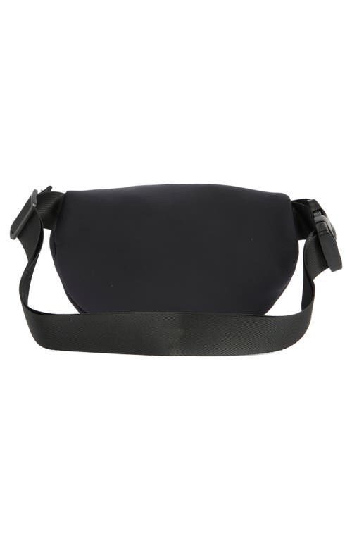 Patrizia Luca Neoprene Belt Bag In Black