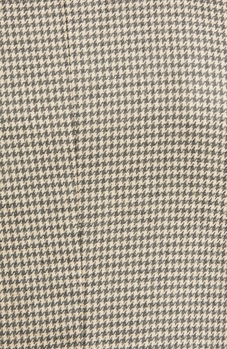 Hickey Freeman Classic B Fit Houndstooth Camel Hair Blend Sport Coat, Alternate, color, 